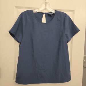 Modcloth Classic Blue Blouse